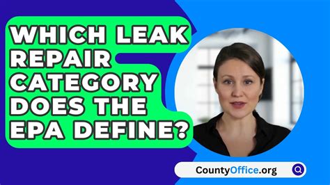 Which leak repair category does the EPA define, and how does it influence modern environmental policies?